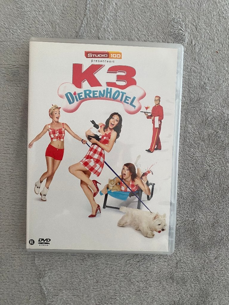 DVD K3 Dierenhotel, Ophalen, Alle leeftijden, Nederlands, Zo goed als nieuw