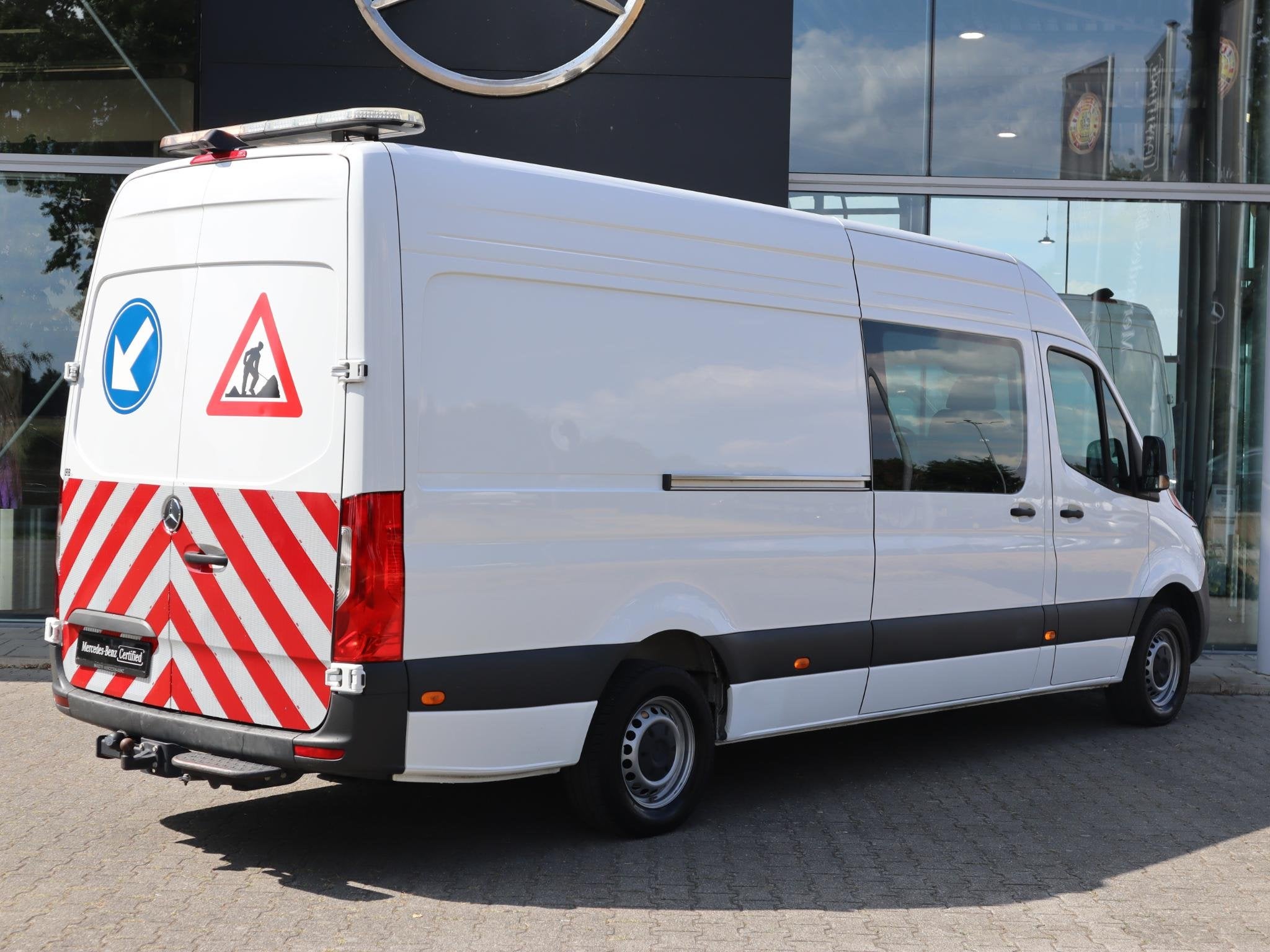Mercedes-Benz Sprinter 317 CDI L3 DC, Auto's, Automaat, 4 deurs, Euro 6, Wit