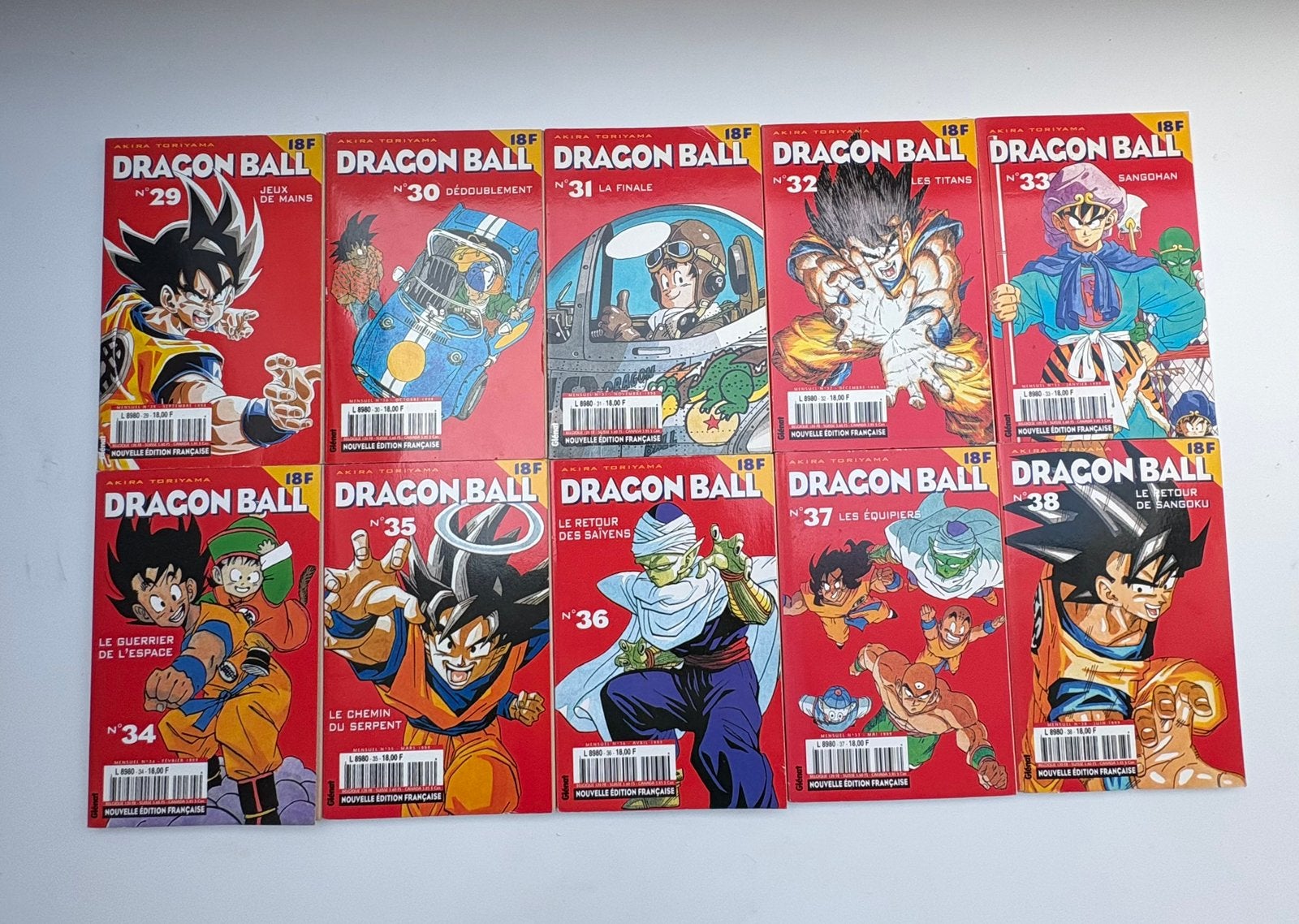 Dragon ball manga boeken, Japan (Manga), Meerdere comics, Ophalen, Gelezen