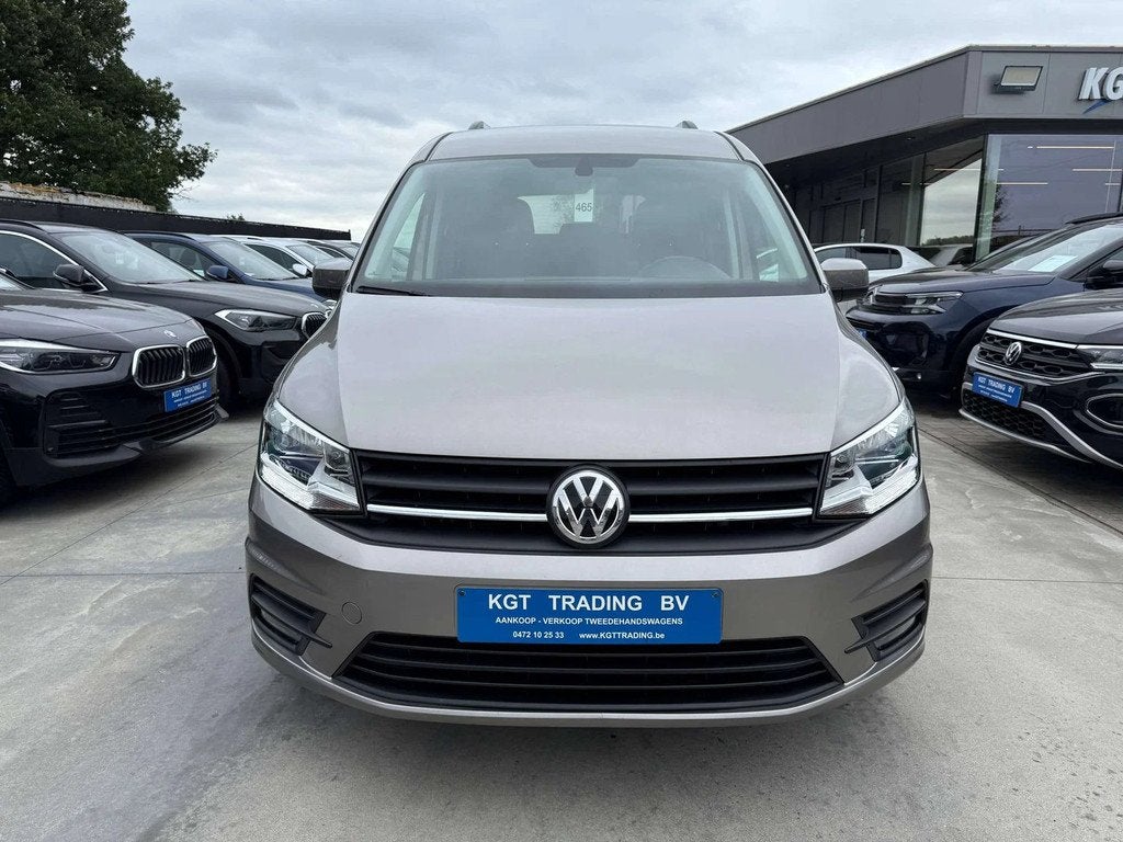 Volkswagen Caddy Maxi 2.0 TDI 102PK DUBBEL CABINE 5 ZIT NAVI, Achat, Euro 6, Entreprise, Noir