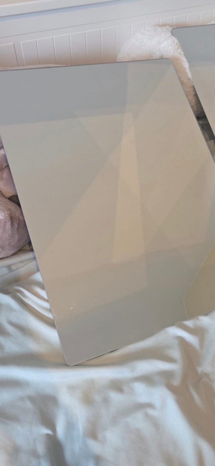 3 spiegels voor aan muur te kleven, Ophalen