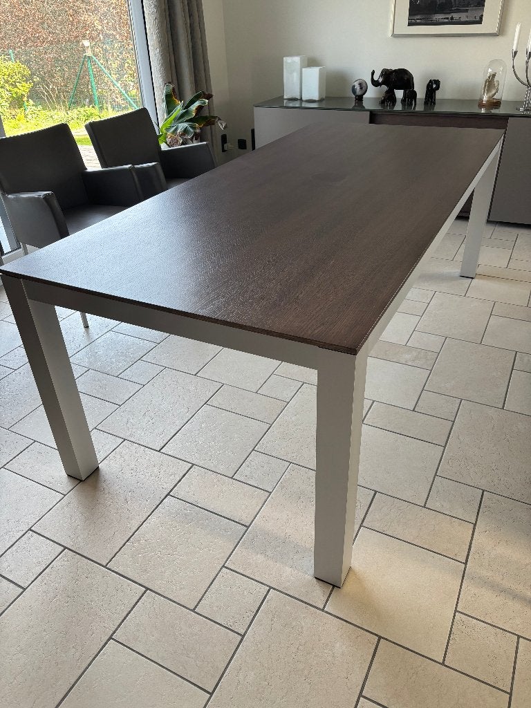 Eettafel 220x100cm, Huis en Inrichting, Tafels | Eettafels, Ophalen, Gebruikt, 100 tot 150 cm, 200 cm of meer