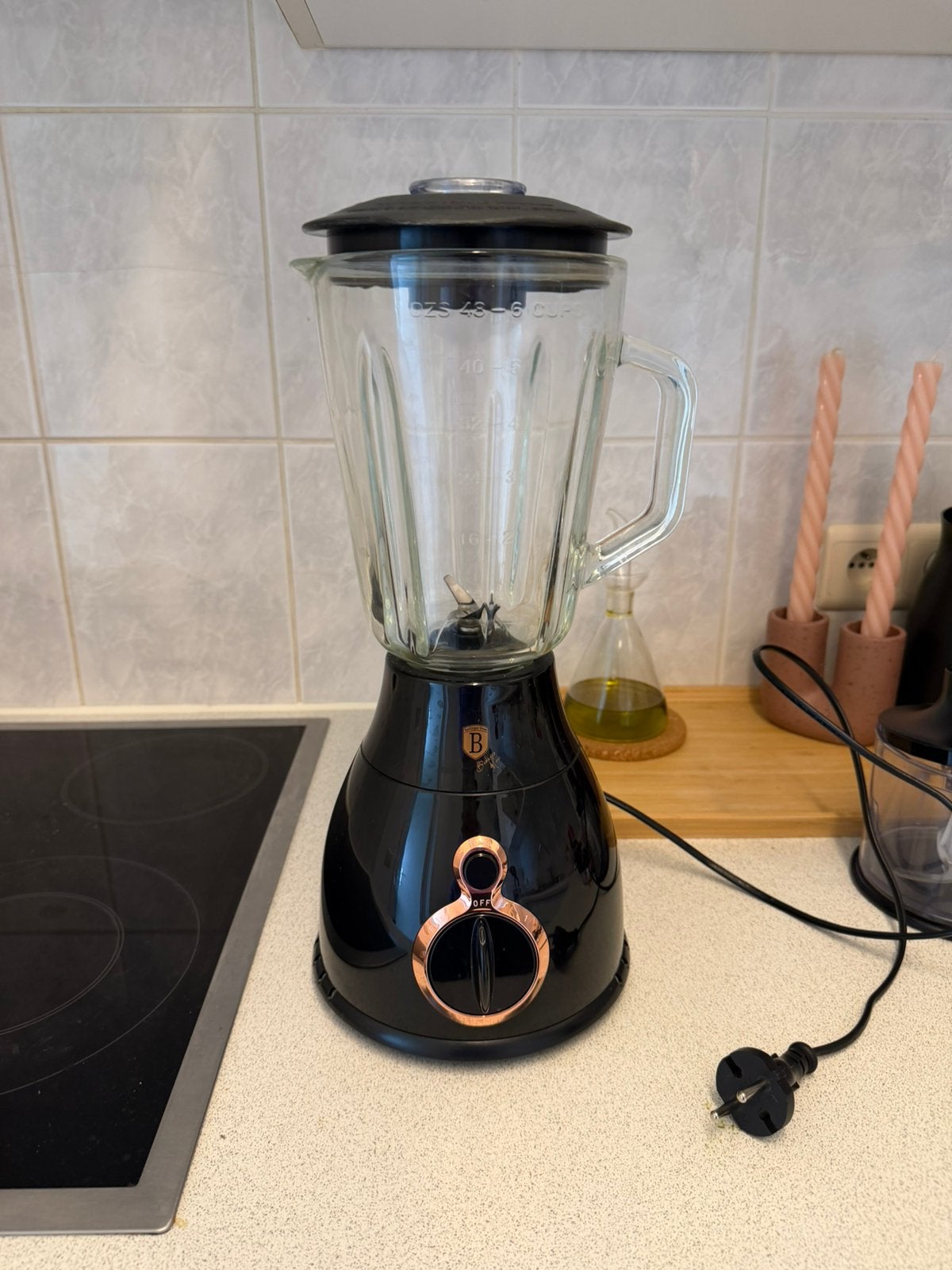 Berlinger Haus blender met glazen kan – zeer goede staat, Ophalen, Zo goed als nieuw, Blender