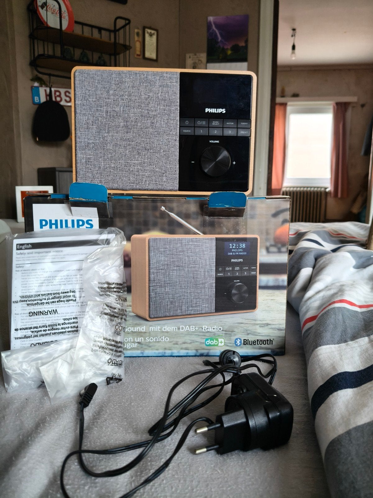 Philips TAR5505/10, TV, Hi-fi & Vidéo, Enlèvement, Comme neuf, Radio