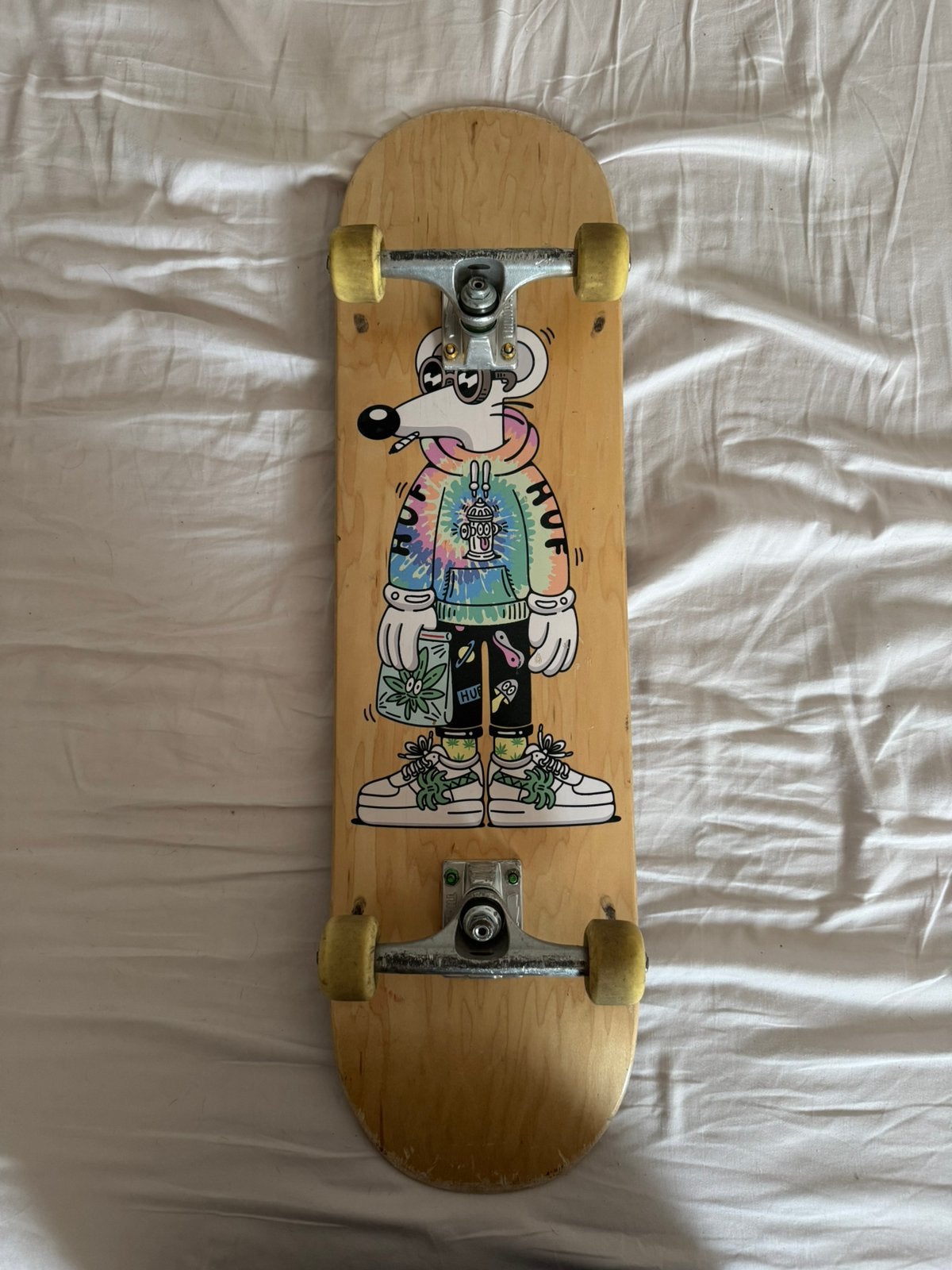 Compleet Skateboard Huf x Steven Harrington, Enlèvement, Comme neuf, Skateboard