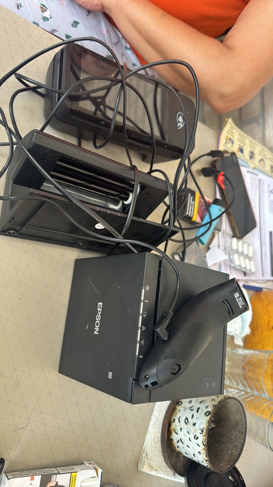 Epson TM-m30II POS-printer + barcodescanner + kassalade, Ophalen
