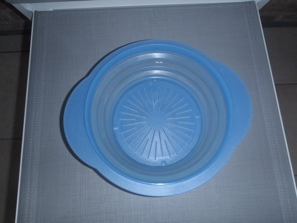 passette pliable tupperware, Enlèvement ou Envoi, Comme neuf, Bleu, Autres types