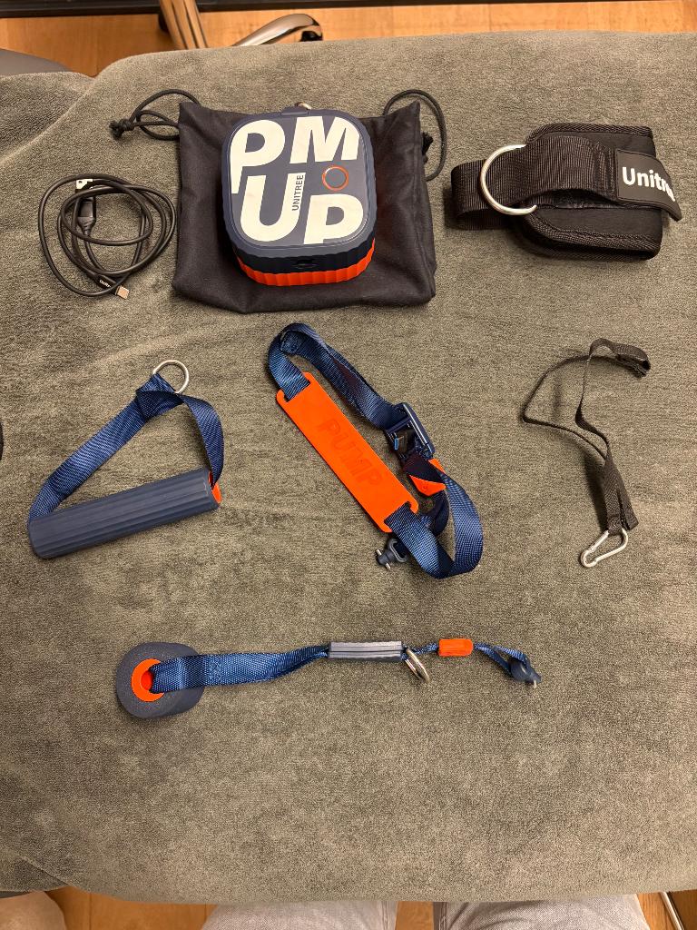 Unitree pump x2 + opvouwbaar roeitoestel, Sports & Fitness, Aluminium, Comme neuf, Enlèvement, Autres types