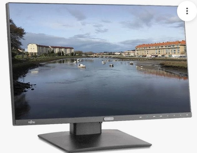 Monitor 27 inch Fujitsu Siemens, Ophalen, Gebruikt, Full HD, Minder dan 1 ms