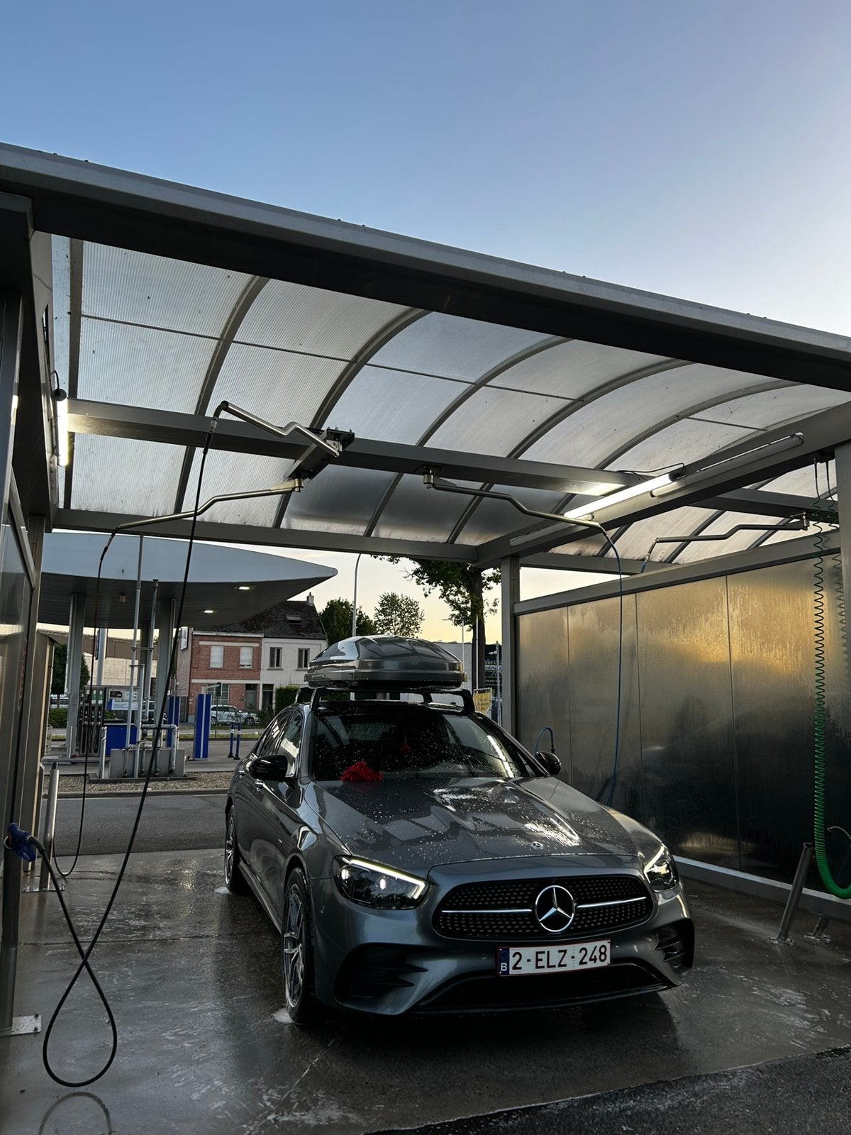 Dakkoffer XL compleet met dakdragers w213 Mercedes, Autos : Divers, Coffres de toit, Enlèvement ou Envoi, Comme neuf