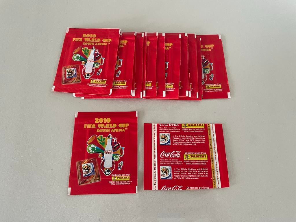 Panini - 16 Zakjes WK 2010 Coca Cola, Enlèvement ou Envoi