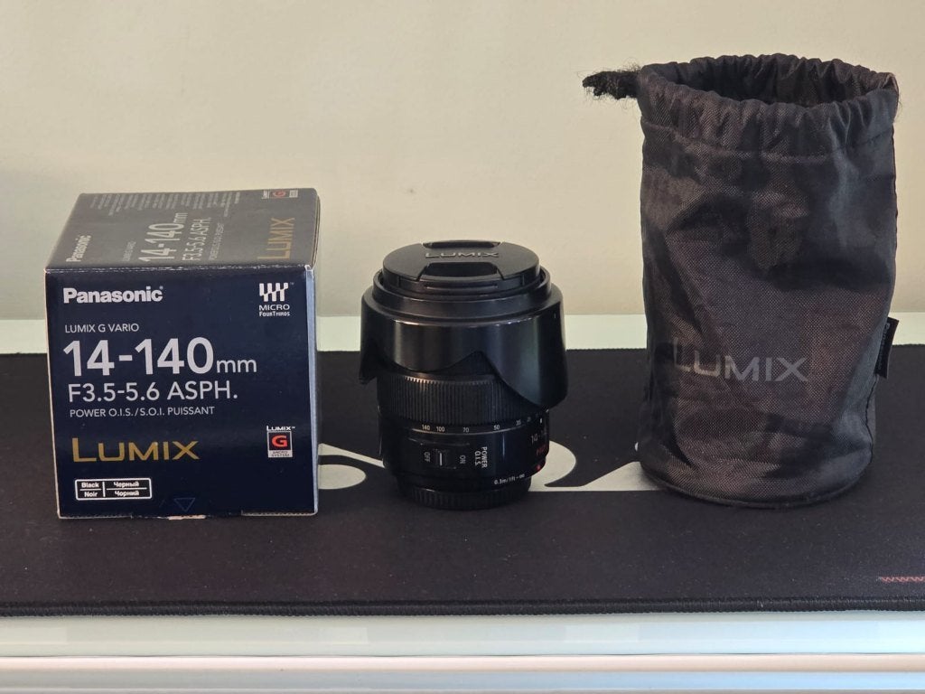 Panasonic Lumix 14-140 mm f/3.5-5.6II en 7-14mm f/4.0 ASPH, Audio, Tv en Foto, Fotocamera's Digitaal, Ophalen, Panasonic, Overige typen