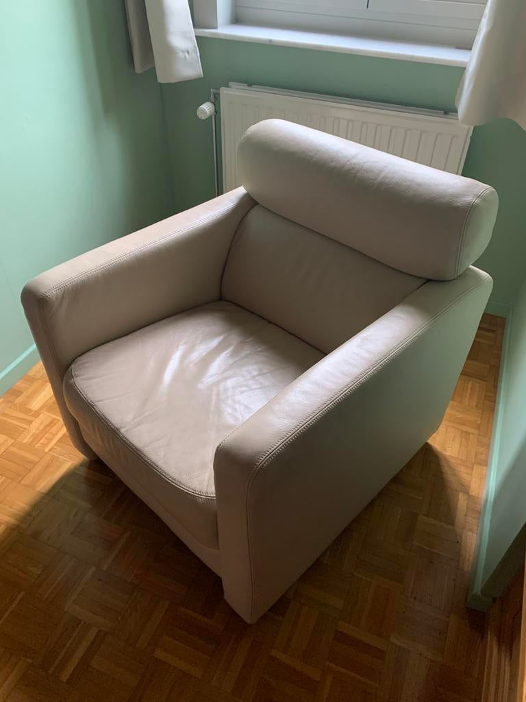 Zitmeubel, Ophalen, Zo goed als nieuw, 75 tot 100 cm, Leer