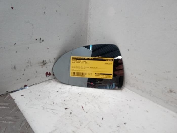 Spiegelglas links van een Opel Corsa, Gebruikt, -, -, Opel