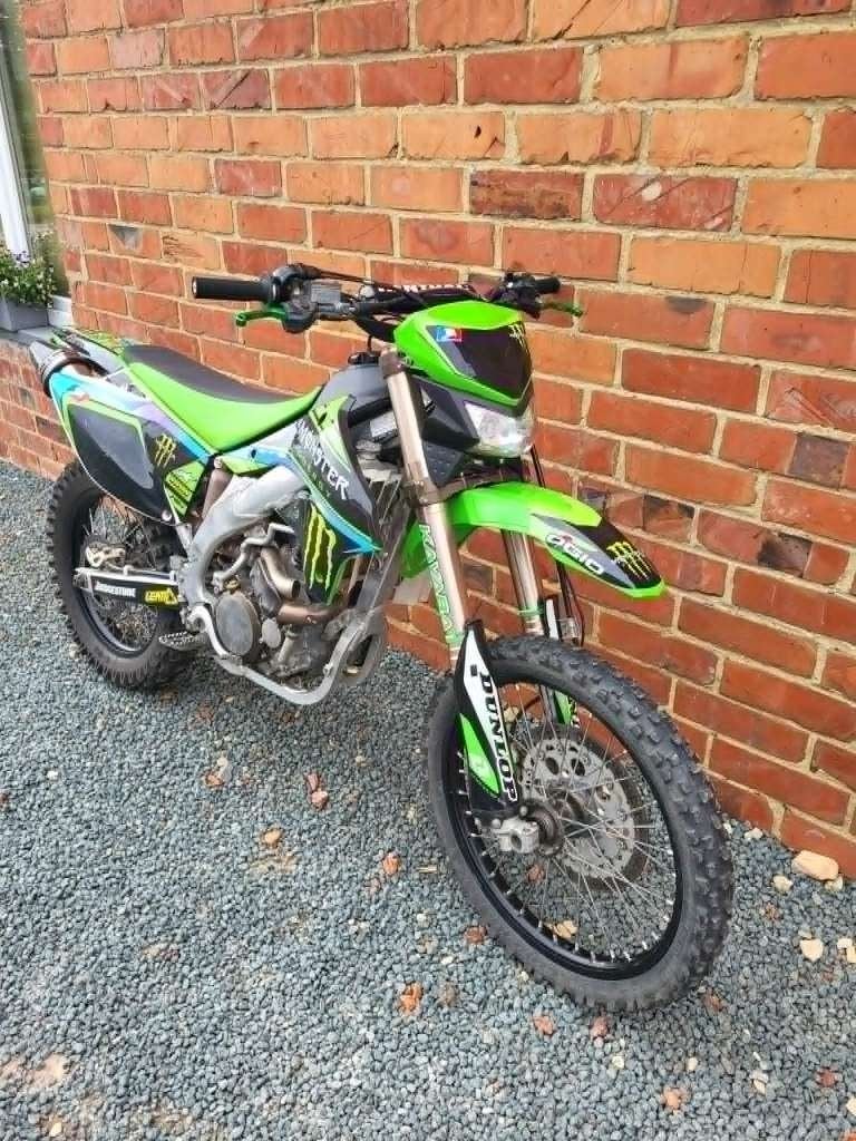 Kawasaki 450CC Enduro, Motoren, Occasion, Particulier, Enduro, Handgeschakeld