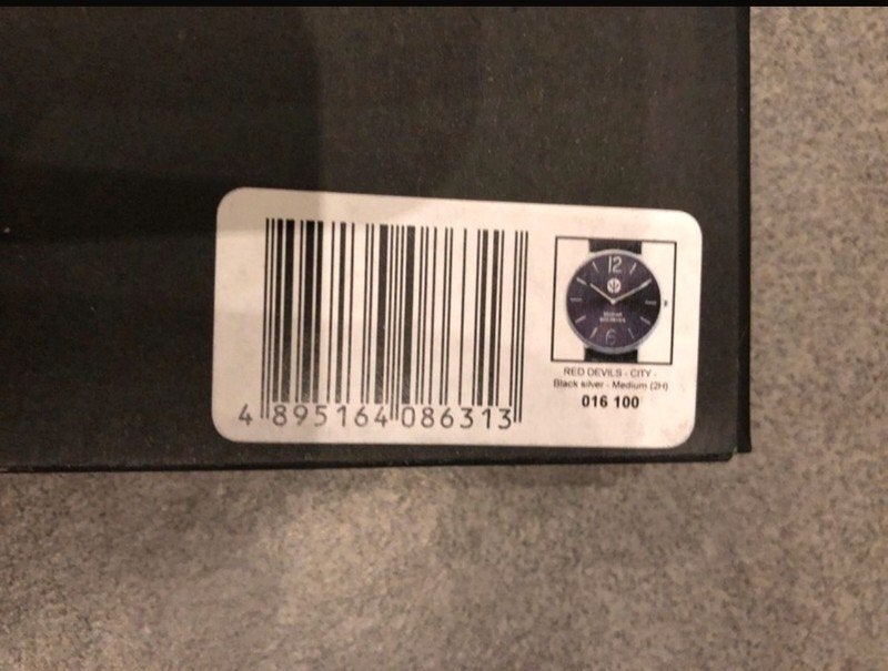 Nieuwe rode duivels val 109 euro ijshorloge van negen voet, Handtassen en Accessoires, Ophalen of Verzenden, Nieuw, Swatch