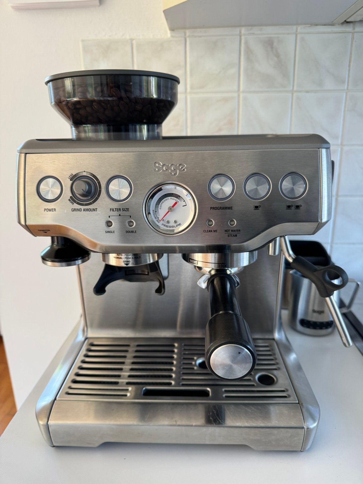 Sage Barista Express, Electroménager, Enlèvement, Comme neuf