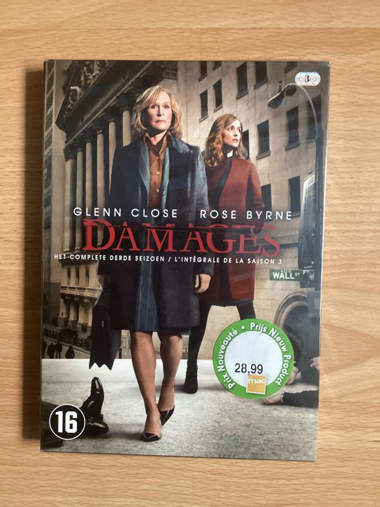 Dvd Damages Seizoen 3 - Nieuw, À partir de 16 ans, Enlèvement ou Envoi, Neuf, dans son emballage, Drame