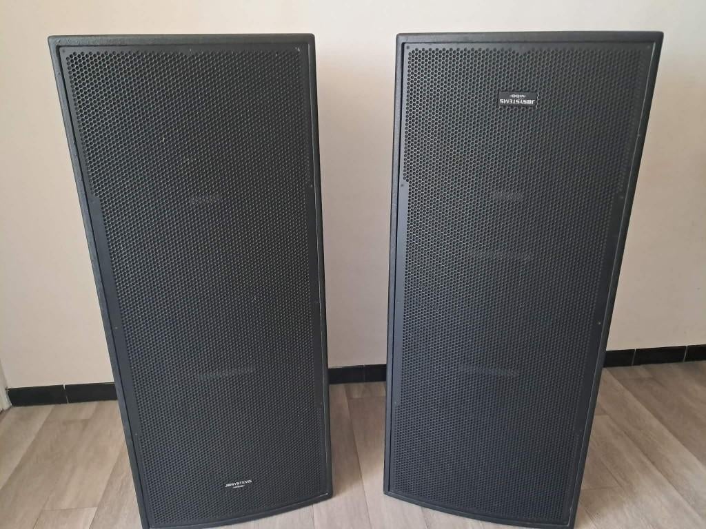 Paar JB Systems VIBE-30 MK2-luidsprekers, Audio, Tv en Foto, Luidsprekerboxen, Gebruikt, Front, Rear of Stereo speakers, 120 watt of meer