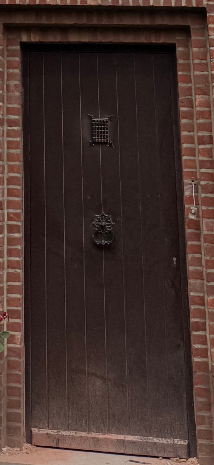 Houten deur te koop, Ophalen, Gebruikt, Hout, Buitendeur