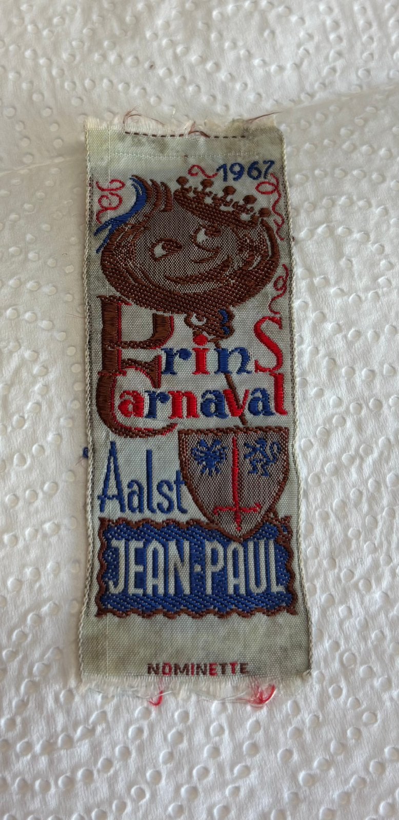 Nominette prins carnaval Aalst 1967, Enlèvement, Utilisé