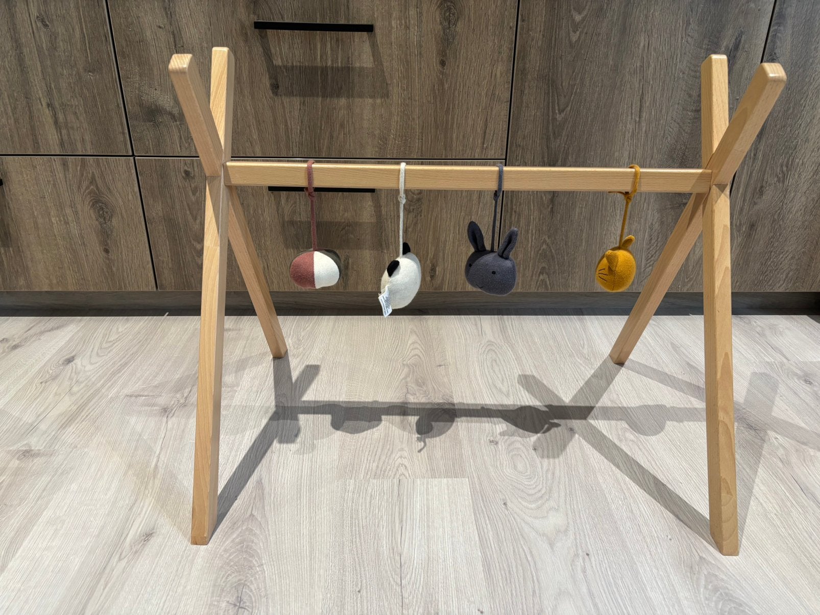 Houten babygym, Kinderen en Baby's, Speelgoed | Houten speelgoed, Ophalen, Zo goed als nieuw