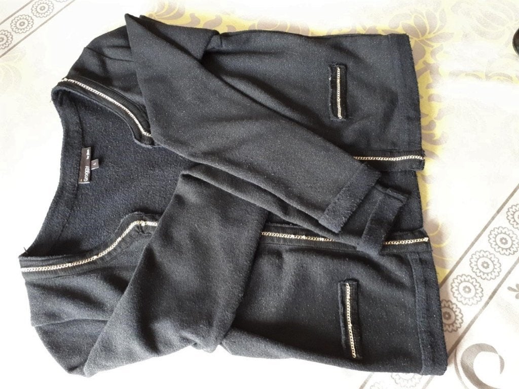 Vest/bolero - JBC - maat L - zwart met goud accent, Kleding | Dames, Groggy by JBC, Verzenden, Zwart, Maat 42/44 (L)