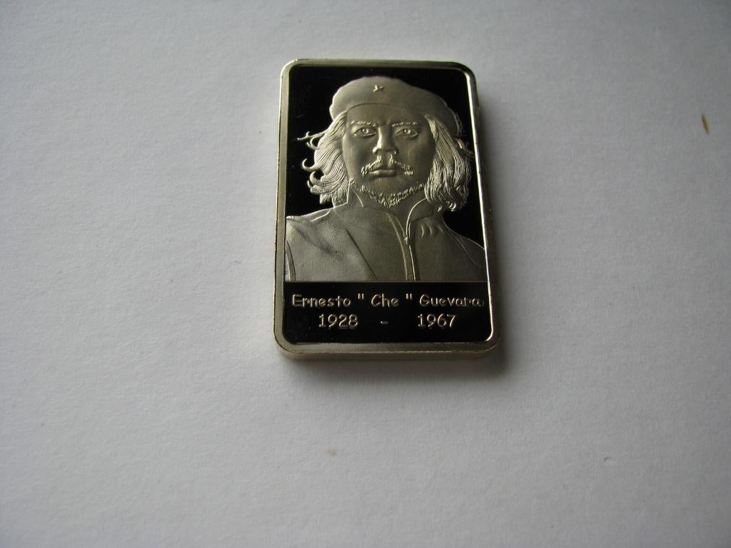 „CHE” Guevara-medaille - nieuw verguld., Verzenden, Goud