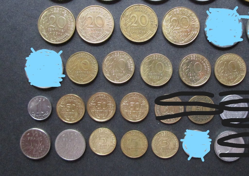 Munten Frankrijk centimes, Ophalen of Verzenden, Frankrijk, Losse munt
