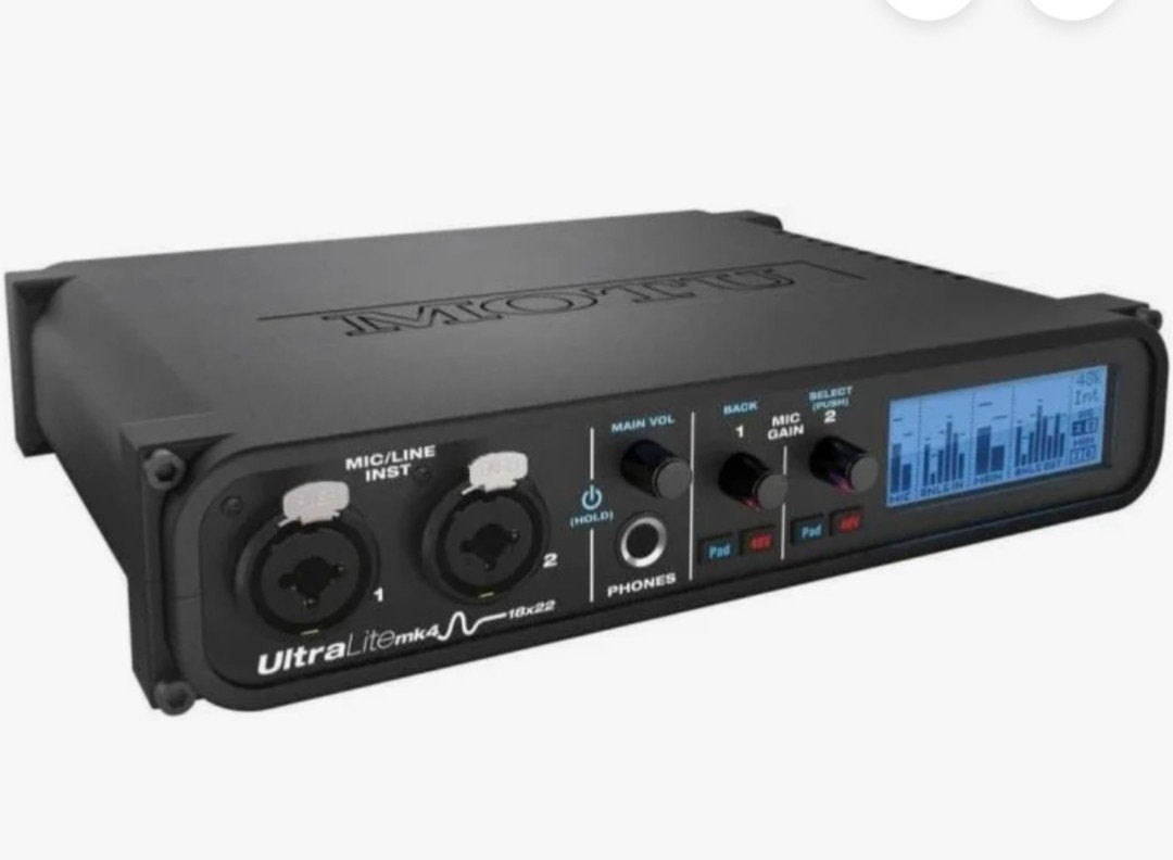 ULTRA LITE mk4 USB-audio-interface, Muziek en Instrumenten