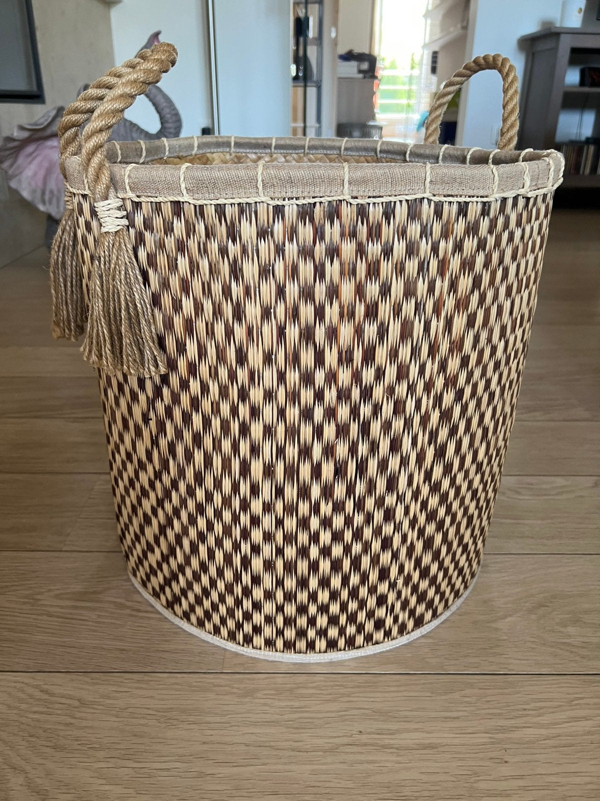 Panier de rangement, Enlèvement ou Envoi, Rond, Comme neuf, Panier