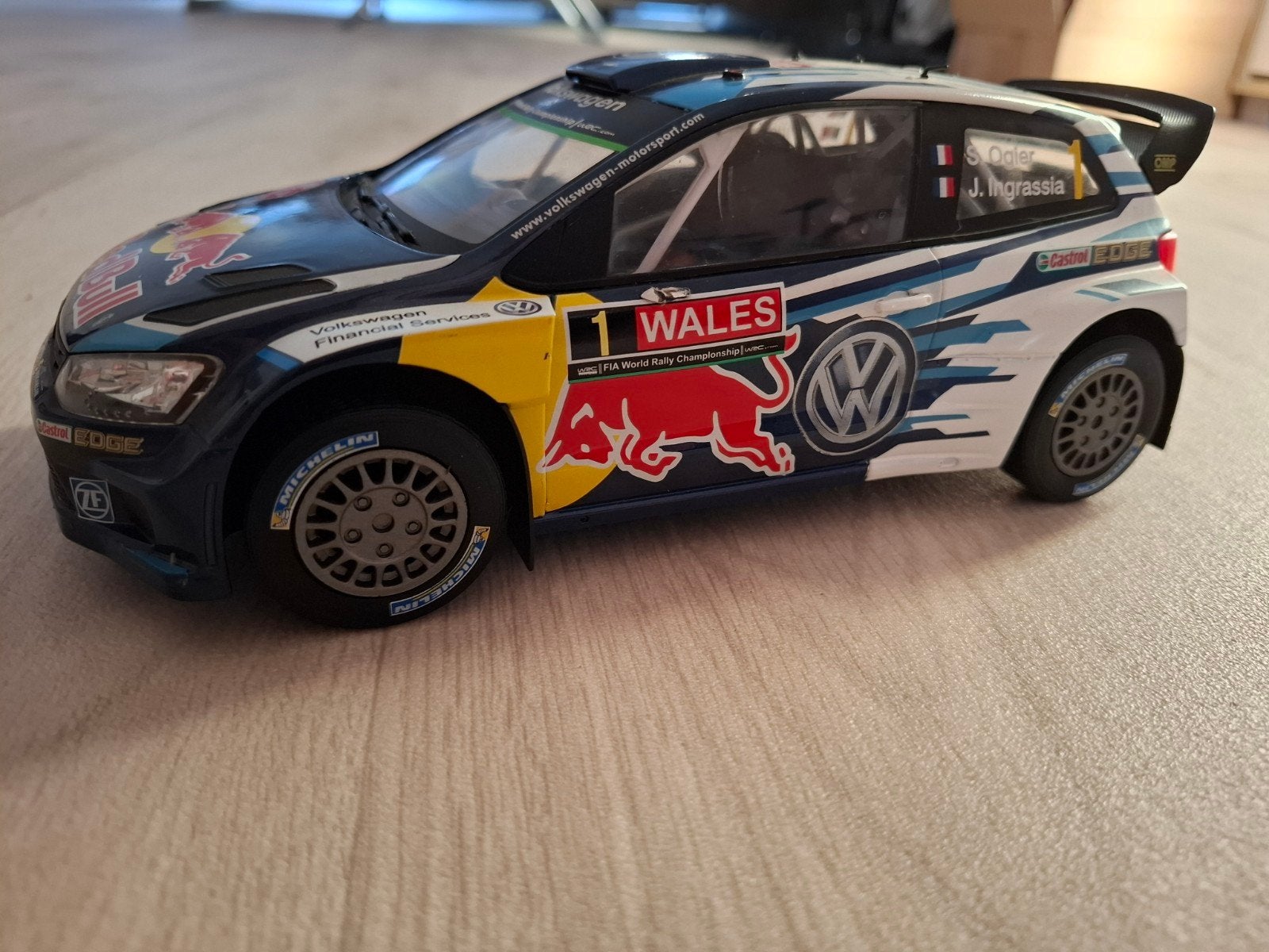 VW polo WRC.  S. Ogier, Enlèvement ou Envoi, Utilisé, Voiture, Autres marques