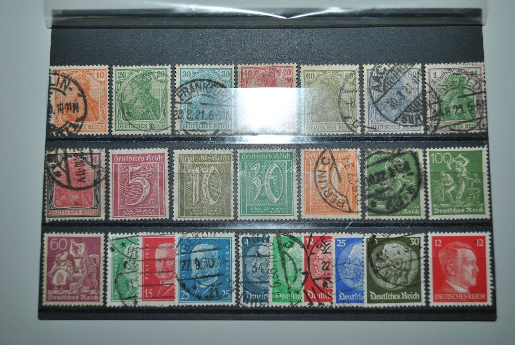 Allemagne/Reich 1920/... Oblitérés/Sans gomme, Enlèvement ou Envoi, Affranchi