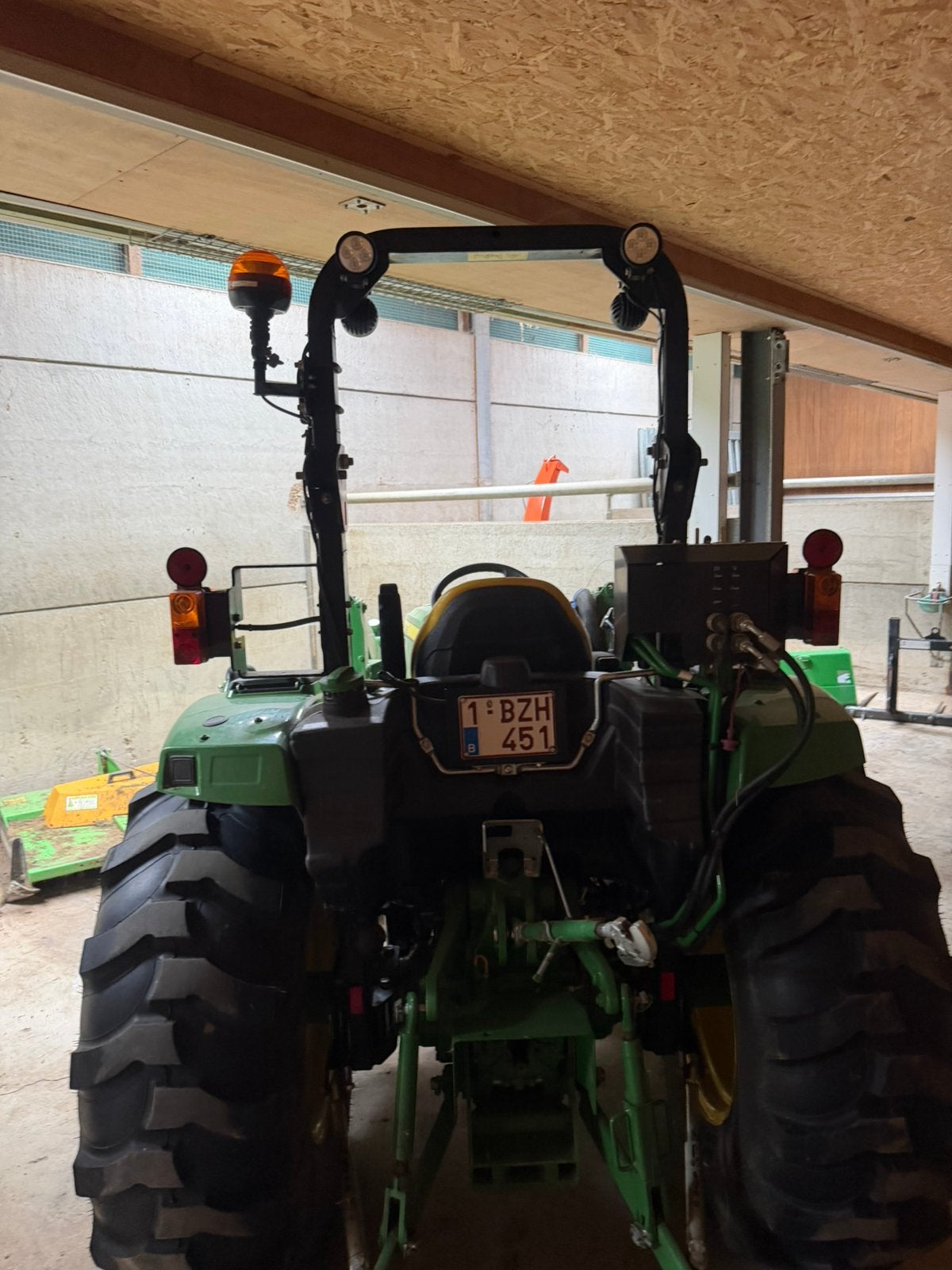 John deere 4052m, Ophalen, John Deere