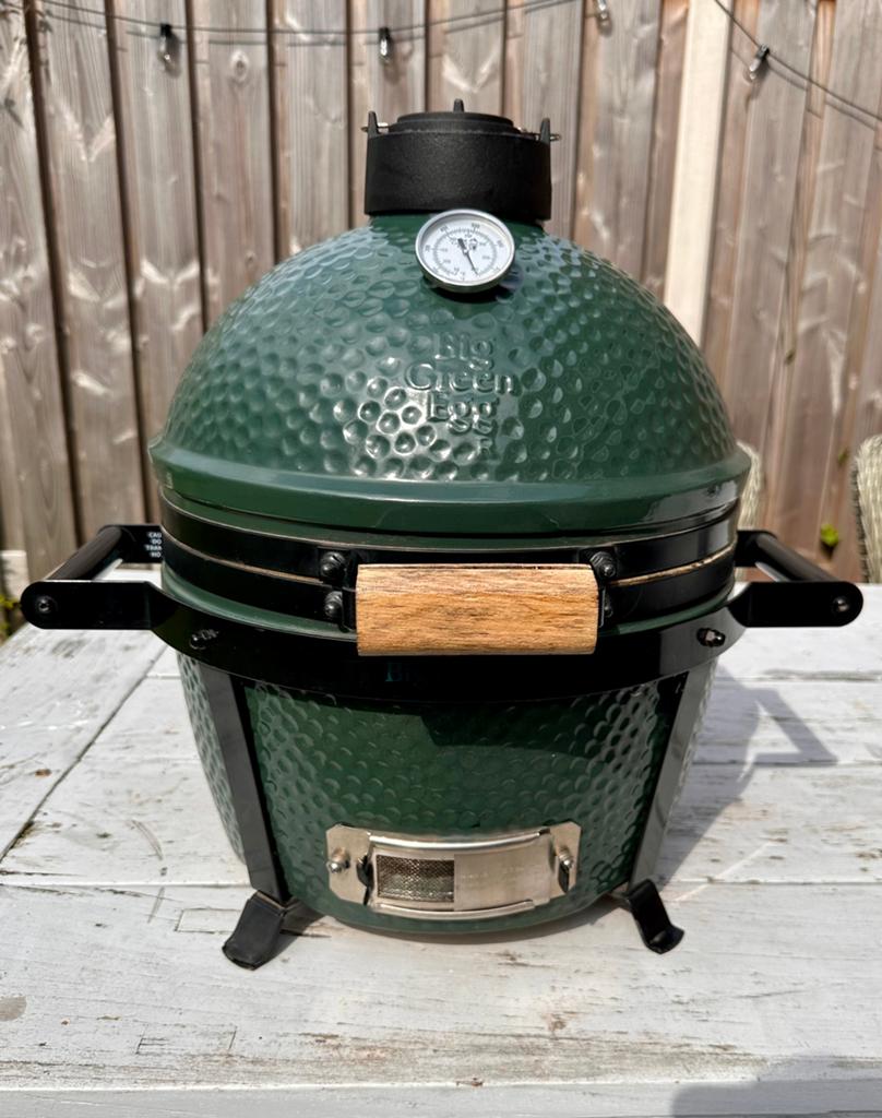Big Green Egg MiniMax, Tuin en Terras, Ophalen, Zo goed als nieuw