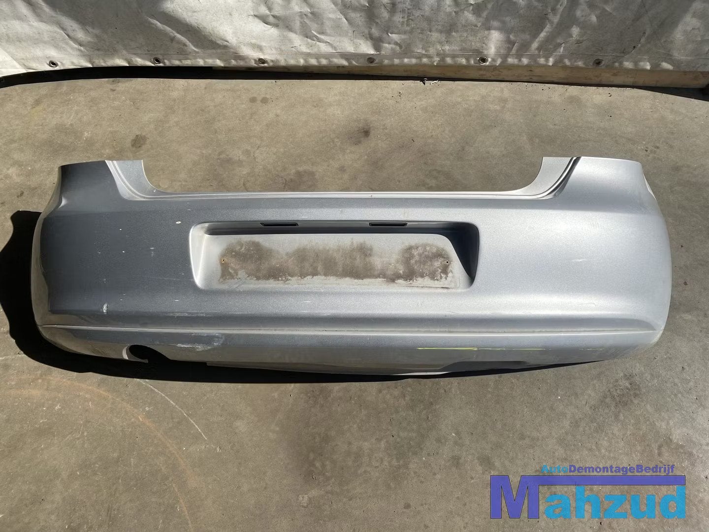 VW POLO 6R Zilver LA7W achterbumper bumper achter 2009-2016, Auto-onderdelen, Gebruikt, Volkswagen, Volkswagen AG, Vw@volkswagen.de
