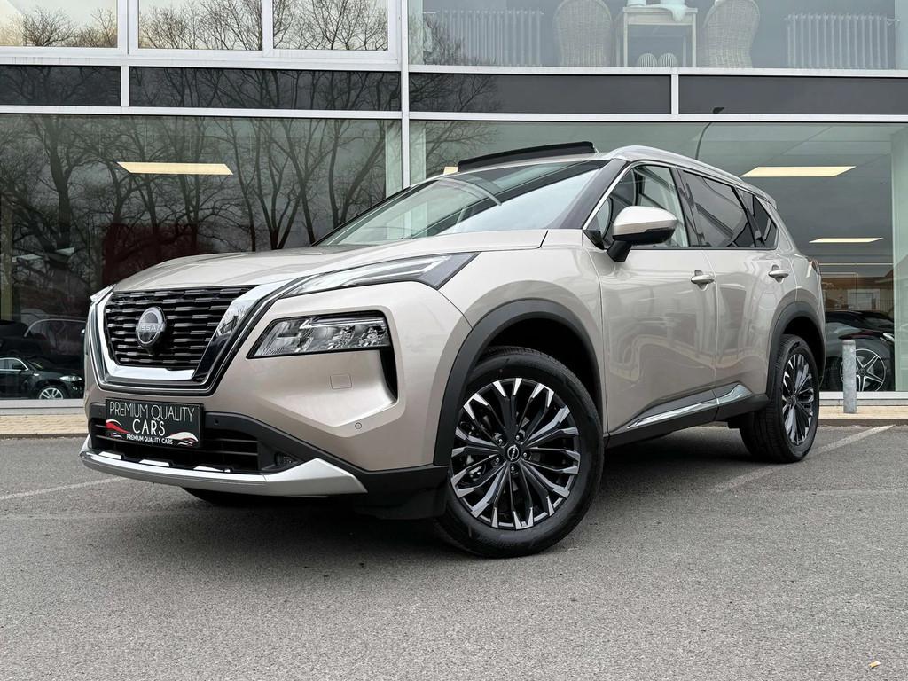 Nissan X-Trail TEKNA / PANO / ZETELVERWARMING / LEDER / 360, Auto's, Automaat, Gebruikt, Beige, Bedrijf