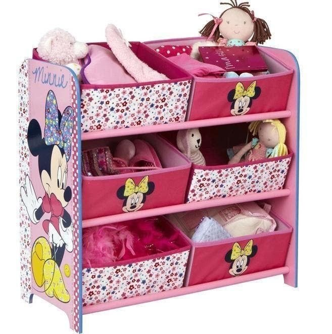 Minnie Mouse Opbergrek / Opbergkast Disney - Van 69 voor 39!, Minder dan 90 cm, Nieuw, Ophalen of Verzenden, Minder dan 50 cm
