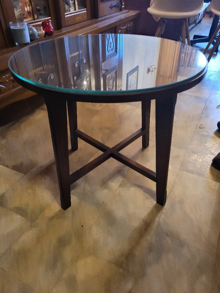 Bijzet tafeltje met glas ( afneembaar), Ophalen