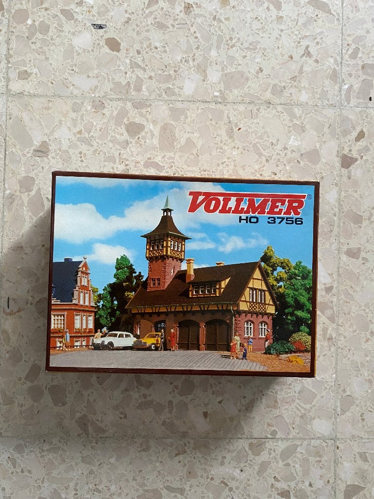 DÉPÔT AVEC TOUR - VOLLMER - 1:87, Hobby & Loisirs créatifs, Trains miniatures | HO, Neuf, Autres marques, Pont, Tunnel ou Bâtiment