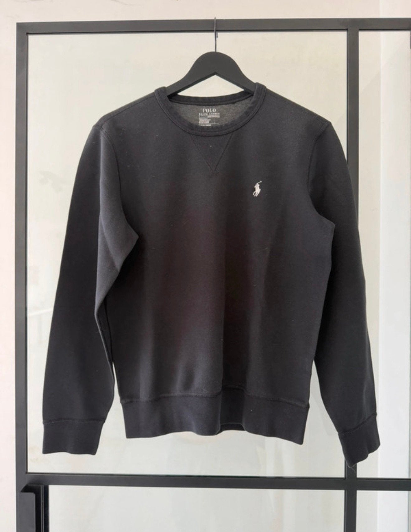 Polo Ralph Lauren sweater (S), Vêtements | Hommes, Enlèvement ou Envoi, Porté, Noir