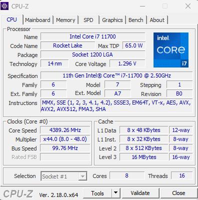 Desktop PC I7-11700 32 GB DDR4, 32 GB, Avec moniteur, Enlèvement, Utilisé