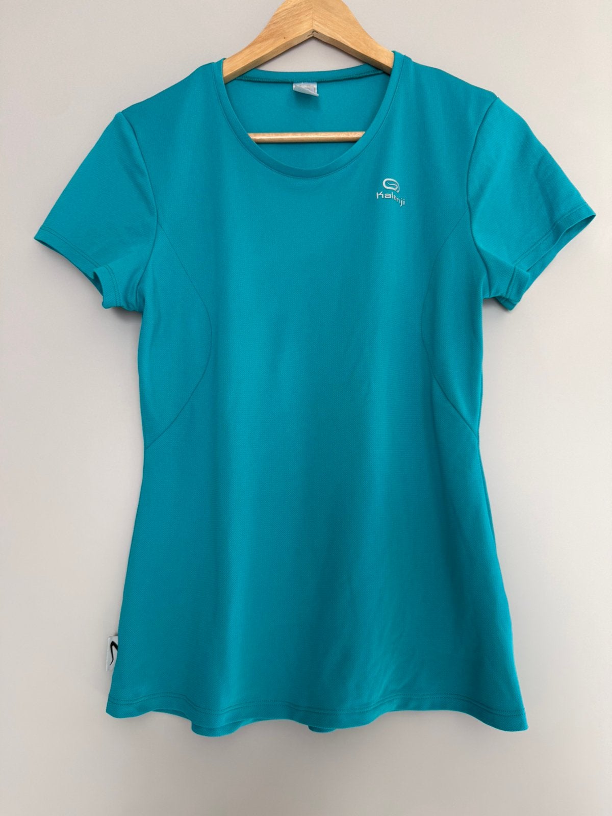 Turquoise sportshirt dames – Kalenji, Maat 38/40 (M), Blauw, Ophalen of Verzenden, Hardlopen of Fietsen