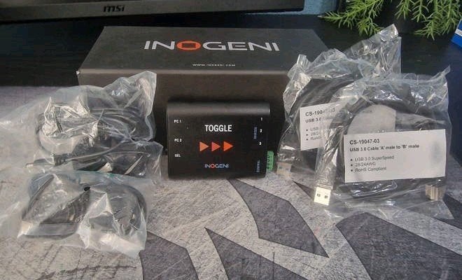 INOGENI TOGGLE  USB Switcher 3.0 Teams Zoom, Informatique & Logiciels, Stations d'accueil, Enlèvement ou Envoi
