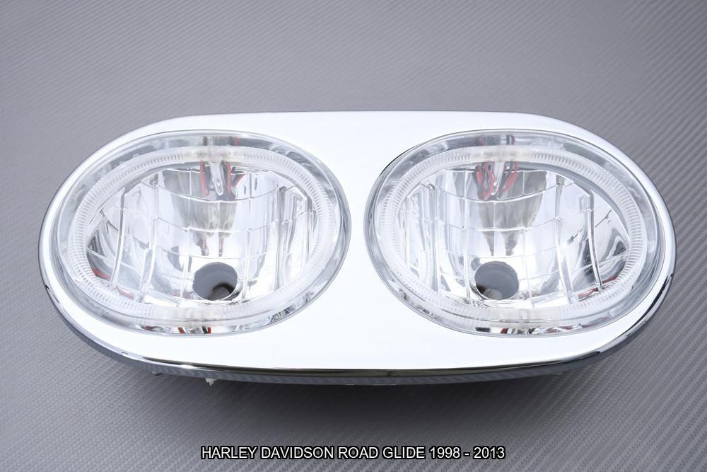 Koplamp Voorlicht AVDB HARLEY DAVIDSON ROAD GLIDE 1998 2013, Motoren, Ophalen of Verzenden, Nieuw