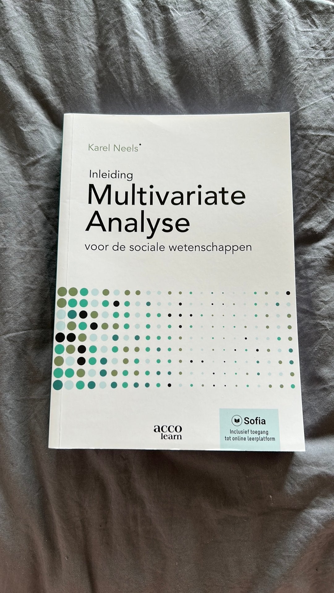Karel Neels - Inleidng Multivariate analyse, Ophalen of Verzenden, Karel Neels