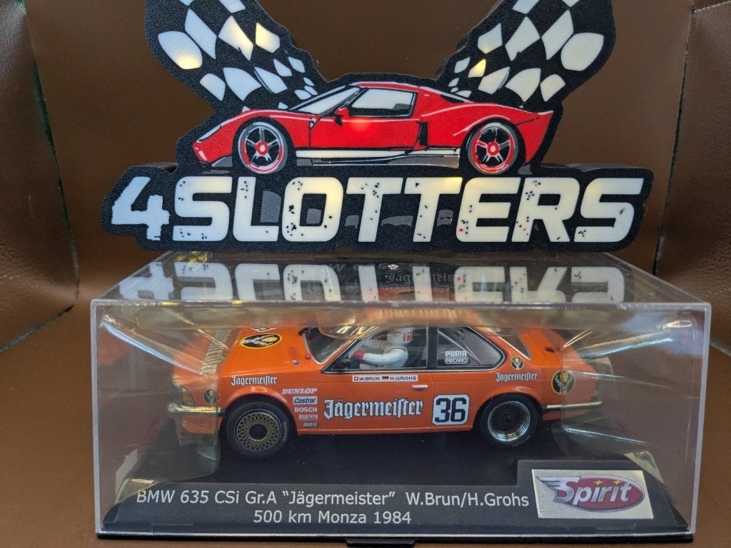 Spirit BMW 635 CSi Gr. A #36 Jagermeister 500km Monza 1984, Ophalen of Verzenden, Gebruikt, Auto, Overige merken