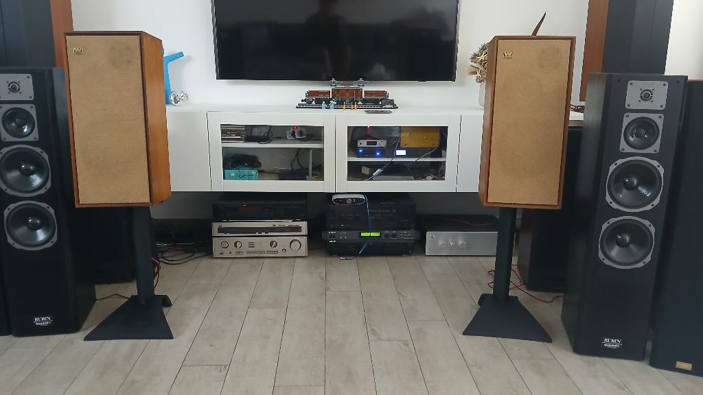 Quadral Rubin luidsprekers, Audio, Tv en Foto, Gebruikt, 120 watt of meer, Front, Rear of Stereo speakers, Ophalen