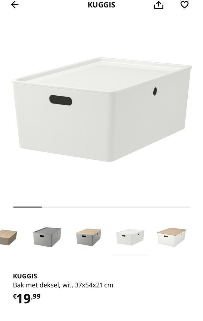 Ikea opbergbak, Ophalen, Zo goed als nieuw, IKEA