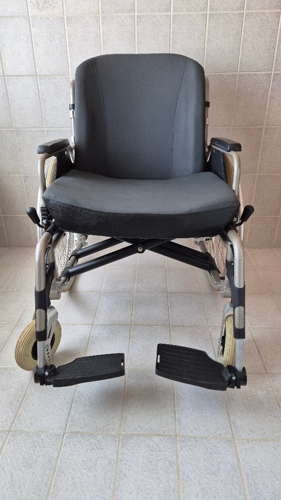 Rolstoel VERMEIREN V300 XL, Diversen, Rolstoelen, Ophalen, Inklapbaar, Zo goed als nieuw, Duwrolstoel